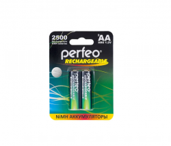 Аккумулятор Ni-MH Perfeo AA 2500mAh/2BL 1,2V (цена за упаковку 2 шт)