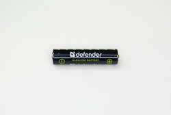 Батарейка DEFENDER LR03/4B AAA/мизинчиковая (1,5V, алкалиновая) 1 шт
