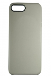 Чехол кожаный Оригинал iPhone 7 Plus/ 8 Plus, серый