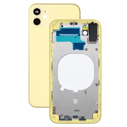 Задняя крышка/ Корпус iPhone 11 в сборе с рамкой, желтый (Org) (CE) Задняя крышка/ Корпус iPhone 11 в сборе с рамкой, желтый (Org) (CE)