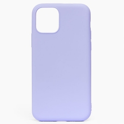 Чехол силиконовый гладкий Soft Touch iPhone 11 Pro, светло-фиолетовый (без логотипа)