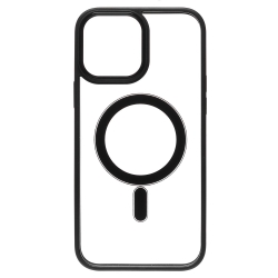 Чехол силиконовый MagSafe iPhone 14 Pro, черный