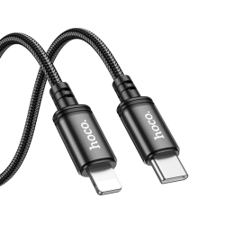 USB-C кабель HOCO X14 PD 20W Type-C to Lightning (300см), черный USB-C кабель HOCO X14 PD 20W Type-C to Lightning (300см), черный