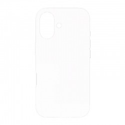 Чехол силиконовый гладкий Soft Touch iPhone 17, белый (закрытый низ)