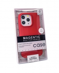 Чехол Piblue iPhone 14 Pro Silicone MagSafe, красный Чехол Piblue iPhone 14 Pro Silicone MagSafe, красный