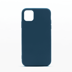 Чехол силиконовый гладкий Soft Touch iPhone 11, полуночный синий №20 (закрытый низ) Чехол силиконовый гладкий Soft Touch iPhone 11, полуночный синий №20 (закрытый низ)