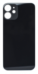 Задняя крышка iPhone 12 mini стеклянная, легкая установка, черная Задняя крышка iPhone 12 mini стеклянная, легкая установка, черная