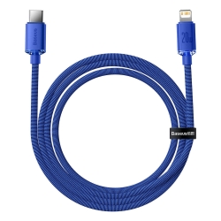 USB-C кабель BASEUS Type-C to Lightning Crystal Shine Series 1,2 м (20W), синий USB-C кабель BASEUS Type-C to Lightning Crystal Shine Series 1,2 м (20W), синий