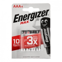 Батарейка Energizer LR03 Max AAA/мизинчиковая (1,5V, алкалиновая) 1 шт