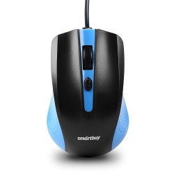Мышь компьютерная проводная SmartBuy SBM-352-BK ONE, черно-синяя Мышь компьютерная проводная SmartBuy SBM-352-BK ONE, черно-синяя