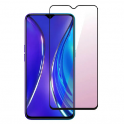 Защитное стекло Realme C11/ C15/ C21/ C21Y/ C25s/ Narzo 50A, черное (тех упаковка)