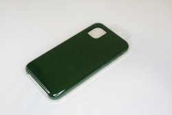 Чехол силиконовый гладкий Soft Touch iPhone 11, зеленый лес №54
