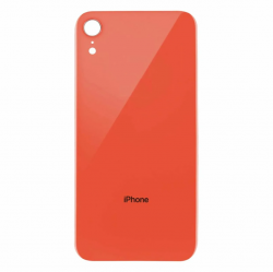 Задняя крышка iPhone XR стеклянная, легкая установка, коралловый (CE)