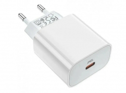 Сетевой адаптер HOCO C76A Plus Speed source USB-C PD 20W, 3A, QC3.0, белый