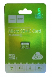 Карта памяти microSDHC HOCO 08Gb class 10 2.0 Карта памяти microSDHC HOCO 08Gb class 10 2.0