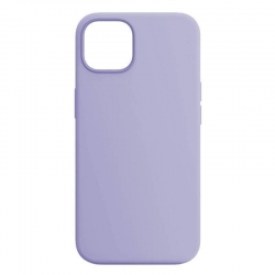 Чехол силиконовый гладкий Soft Touch iPhone 16, сиреневый (закрытый низ)