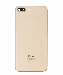 Задняя крышка/ Корпус iPhone 8 Plus в сборе с рамкой и шлейфами, золото (CE)
