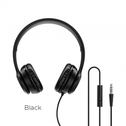 Проводные внешние наушники BOROFONE BO5 Star sound, черные Проводные внешние наушники BOROFONE BO5 Star sound, черные