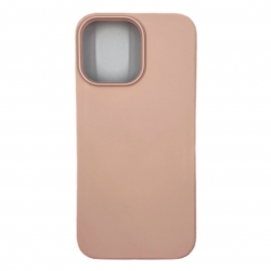 Чехол силиконовый гладкий Soft Touch iPhone 14 Pro Max, розовый песок №19 (закрытый низ)