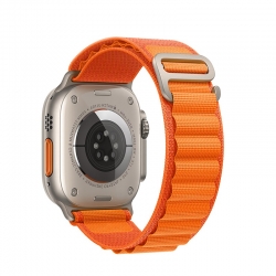 Нейлоновый ремешок Apple Watch (38/ 40/ 41 мм) HOCO WA13 Alpine loop Original Series, оранжевый