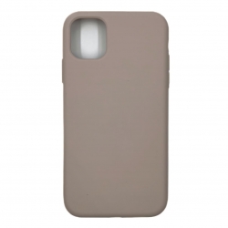 Чехол силиконовый гладкий Soft Touch iPhone 11, бежевый №10 (закрытый низ)