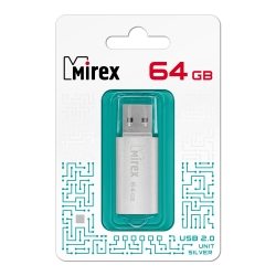 USB флеш-накопитель Mirex 64 GB USB 2.0 CITY YELLOW