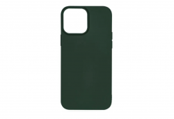 Чехол силиконовый гладкий Soft Touch iPhone 13, зеленый мох №54