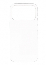 Чехол силиконовый гладкий Soft Touch iPhone 17 Pro, белый (закрытый низ)