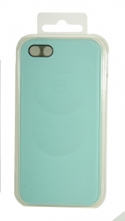 Чехол силиконовый гладкий Soft Touch iPhone 5/ 5S/ SE, мятный №21 Чехол силиконовый гладкий Soft Touch iPhone 5/ 5S/ SE, мятный №21
