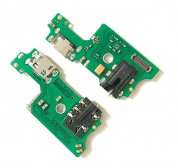 Шлейф Infinix Note 10 Pro (X695C) плата на системный разъем + разъем гарнитуры + микрофон