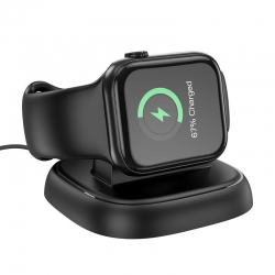 Беспроводное зарядное устройство HOCO CW44 wireless charger for iWatch, черный Беспроводное зарядное устройство HOCO CW44 wireless charger for iWatch, черный