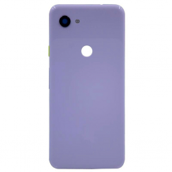 Задняя крышка для Google Pixel 3A Premium, со стеклом камеры фиолетовая (Org)