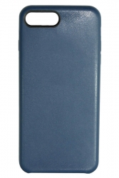 Чехол кожаный Оригинал iPhone 7 Plus/ 8 Plus, синий