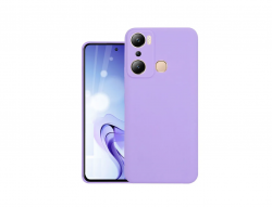 Чехол силиконовый гладкий Soft Touch INFINIX HOT 20i сиреневый Чехол силиконовый гладкий Soft Touch INFINIX HOT 20i сиреневый