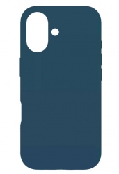 Чехол силиконовый гладкий Soft Touch iPhone 17, полночный-зелёный (закрытый низ)