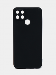 Чехол силиконовый гладкий Soft Touch Realme C25S, черный Чехол силиконовый гладкий Soft Touch Realme C25S, черный