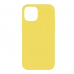 Чехол силиконовый гладкий Soft Touch iPhone 16E / 4SE (6,1), желтый (закрытый низ)
