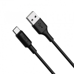 USB кабель Type-C HOCO X25 Soarer (100см. 2A), черный USB кабель Type-C HOCO X25 Soarer (100см. 2A), черный