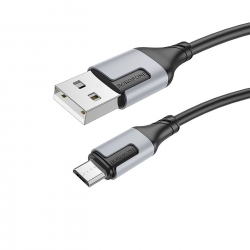 USB кабель micro USB BOROFONE BX101 Creator (100см. 2.4A), черный USB кабель micro USB BOROFONE BX101 Creator (100см. 2.4A), черный