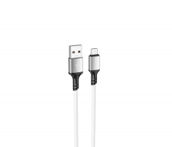 USB кабель micro USB BOROFONE BX83 Термостойкий, силикон (100см. 2.4A), белый USB кабель micro USB BOROFONE BX83 Термостойкий, силикон (100см. 2.4A), белый