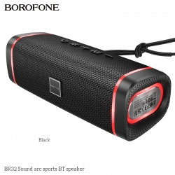 Колонка портативная BOROFONE BR32 Sound arc sports BT speaker, черная