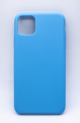 Чехол силиконовый гладкий Soft Touch iPhone 11 Pro Max, светло-синий (№53)