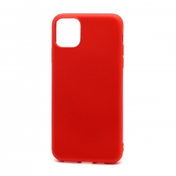 Чехол силиконовый гладкий Soft Touch iPhone 11, красный Чехол силиконовый гладкий Soft Touch iPhone 11, красный