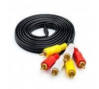Кабель 3RCA to 3RCA 3.0 метра Кабель 3RCA to 3RCA 3.0 метра