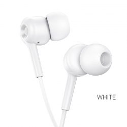 Наушники HOCO M82 La musique universal earphones with mic., белые Наушники HOCO M82 La musique universal earphones with mic., белые