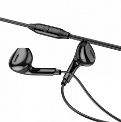 Наушники проводные BOROFONE BM71 universal earphones 3.5mm, черные Наушники проводные BOROFONE BM71 universal earphones 3.5mm, черные