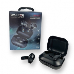 Беспроводные наушники WALKER WTS-31, Bluetooth, черные Беспроводные наушники WALKER WTS-31, Bluetooth, черные
