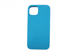 Чехол силиконовый гладкий Soft Touch iPhone 13, голубой №16