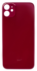 Задняя крышка iPhone 11 стеклянная, легкая установка, красная (CE)