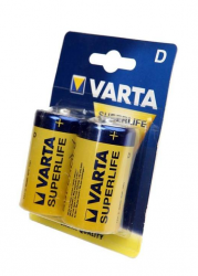Батарейка Varta R20/2BL (1,5v, алкалиновая) SUPERLIFE 2020 упаковка блистер 2 шт Батарейка Varta R20/2BL (1,5v, алкалиновая) SUPERLIFE 2020 упаковка блистер 2 шт